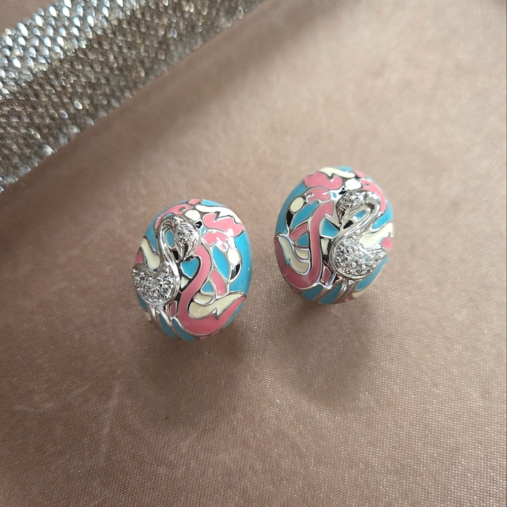 Belle Etoile Flamingo Collection Earrings